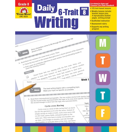 Evan-Moor Educational Publishers Daily 6-Trait Writing, Teacher Edition, Grade 8 6028